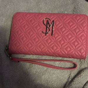 Steve Madden pink wallet
